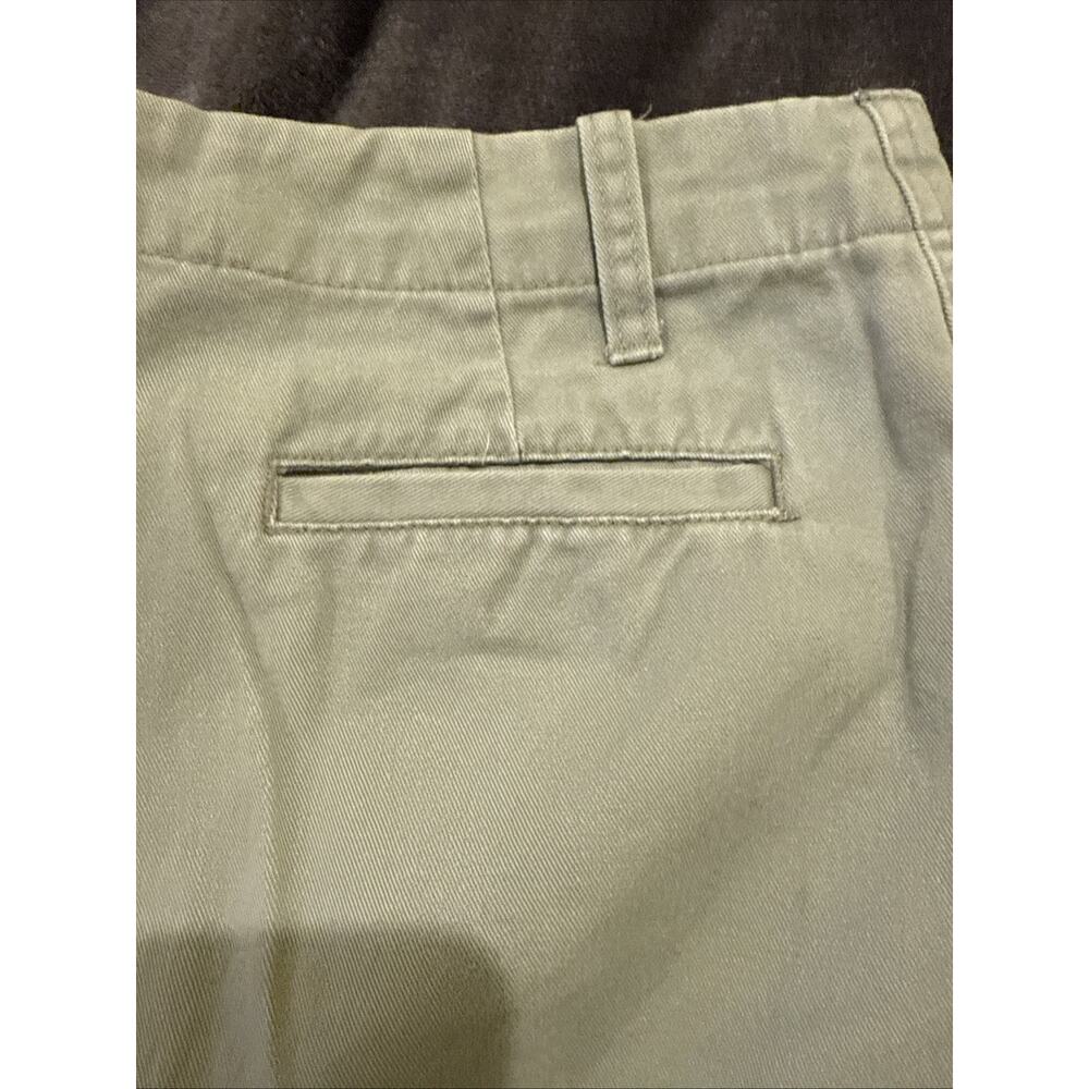 Women's Cherokee Cargo Cropped Light Green Khaki Cotton Pants Size 10 - Picture 8 of 10